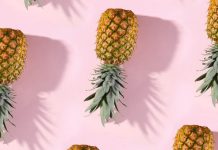 What does an upside down pineapple mean