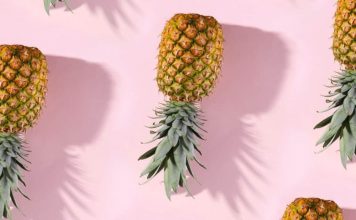 What does an upside down pineapple mean